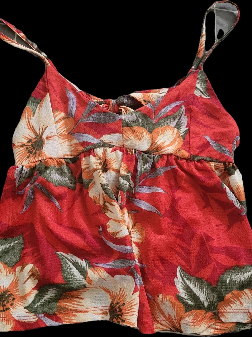Cotton On Red Floral Tank Top
